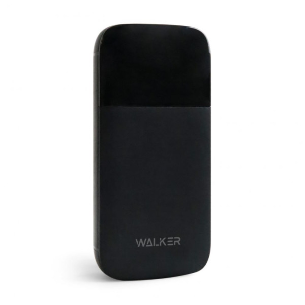 Повербанк (УМБ) зовнішній акумулятор WALKER WB-830 20000mAh Чорний (Black)