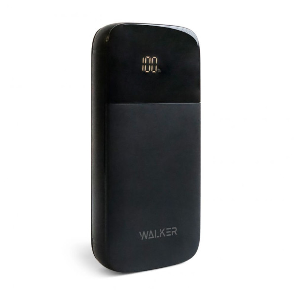 Повербанк (УМБ) зовнішній акумулятор WALKER WB-830 20000mAh Чорний (Black)