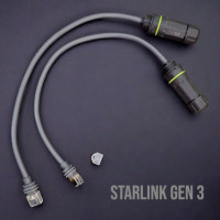 Кабель 70 м для Starlink Rectangular Satellite Gen3 V3 з комплектом конекторів IP68