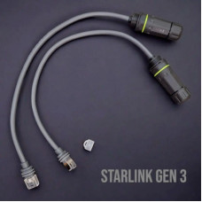 Кабель 70 м для Starlink Rectangular Satellite Gen3 V3 с комплектом коннекторов IP68