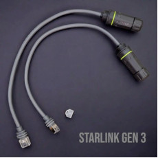 Кабель 70 м для Starlink Rectangular Satellite Gen3 V3 з комплектом конекторів IP68