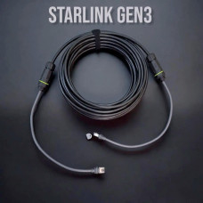 Кабель 20м для Starlink Rectangular Satellite Gen3 V3 з комплектом конекторів IP68