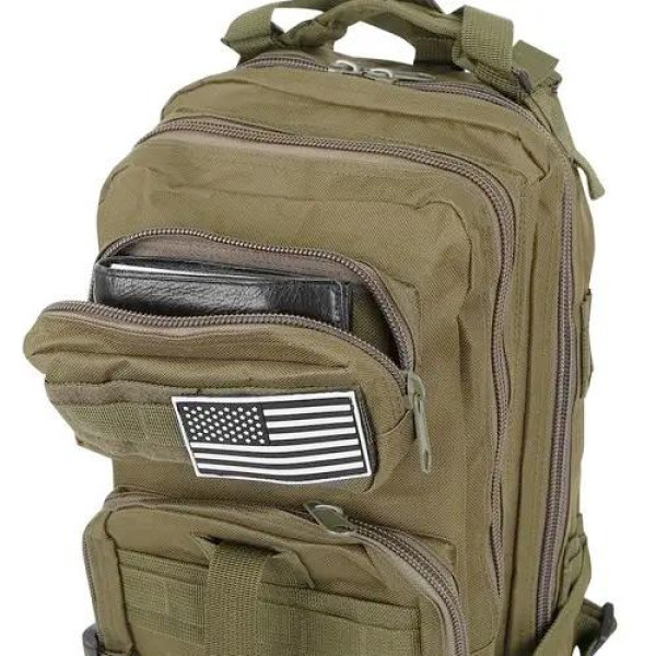 Тактичний рюкзак для виживання TRIZAND 23243 Оливковий (Ranger Green)