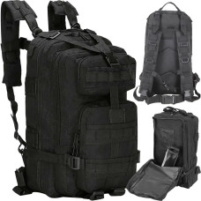 Тактичний рюкзак для виживання TRIZAND 8919 Чорний (Black)