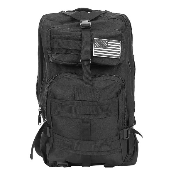 Тактичний рюкзак для виживання TRIZAND 8919 Чорний (Black)