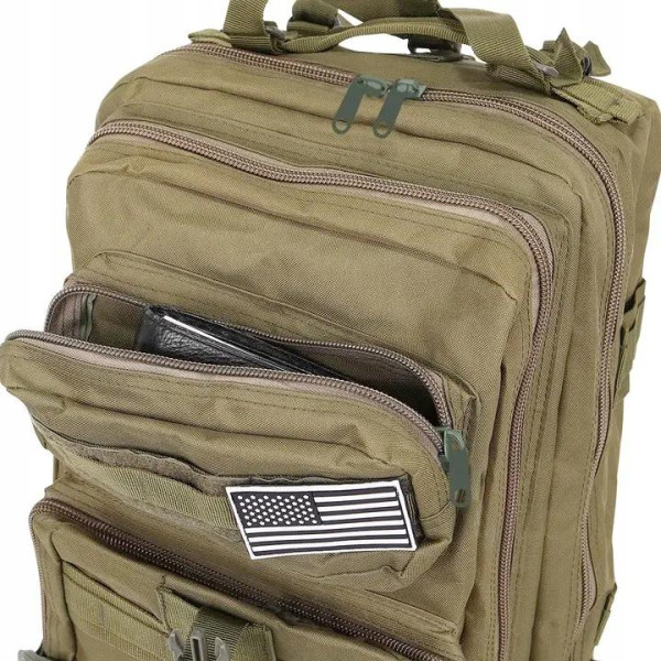 Тактичний рюкзак для виживання TRIZAND 8920 Оливковий (Ranger Green)