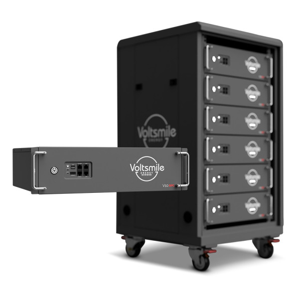Аккумуляторная батарея литий-железо-фосфатная LiFePO4 51.2В 5120Вт*ч Voltsmile RPC-V10 монтаж в стойку 19"
