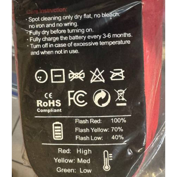 Устілки з підігрівом бездротові Heating Insoles з пультом керування Чорний (Black)