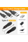 Устілки з підігрівом бездротові Heating Insoles з пультом керування Чорний (Black)