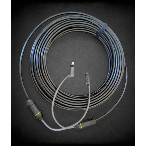 Комплект адаптерів SPX Plug to RJ45 IP68 (до 50м) для Starlink V2 Сірий (Grey)