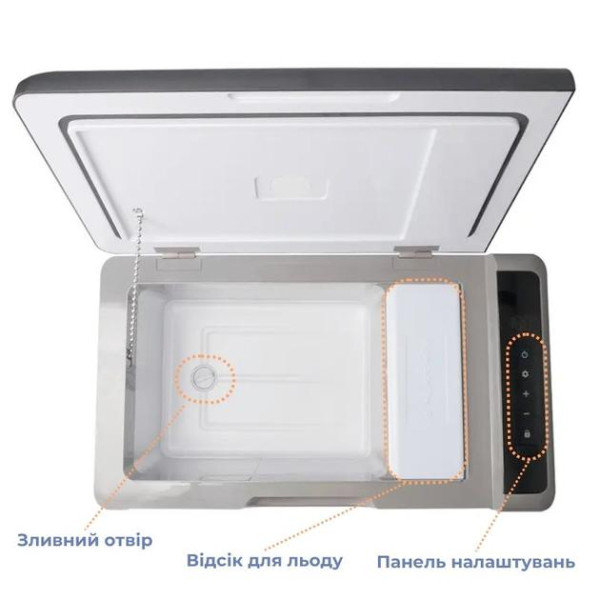 Портативний компресорний автохолодильник Gearo G22
