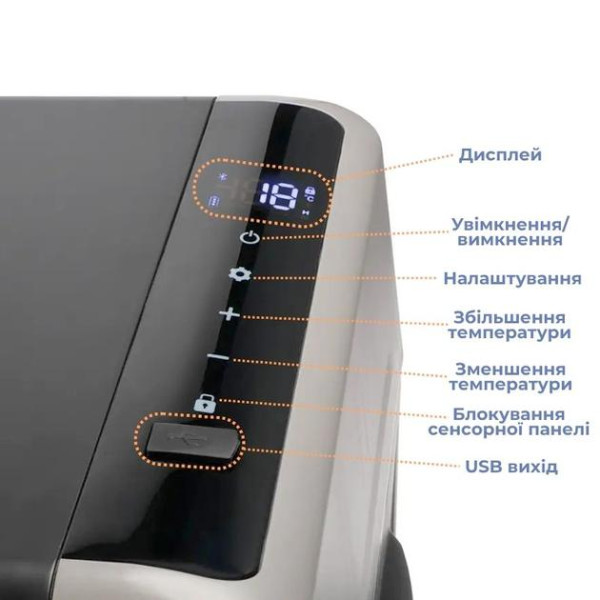 Портативний компресорний автохолодильник Gearo G22