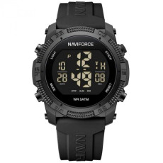 Мужские водостойкие тактические часы Naviforce Europe Черный (Black)