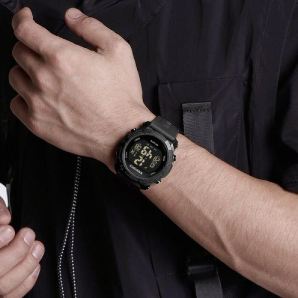 Мужские водостойкие тактические часы Naviforce Europe Черный (Black)