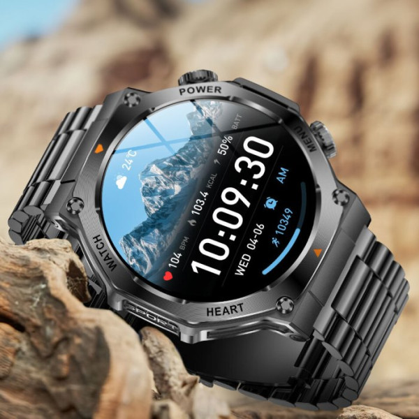 Розумний смарт годинник Smart Mevaden Ultra Steel (2 ремінці)