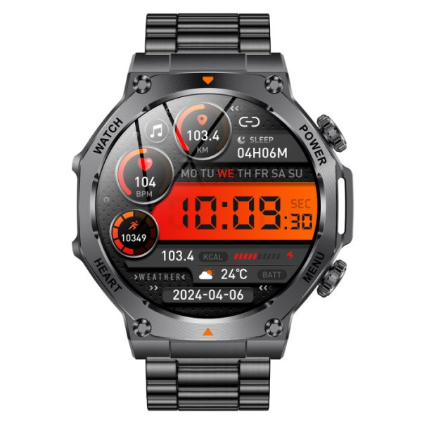 Розумний смарт годинник Smart Mevaden Ultra Steel (2 ремінці)