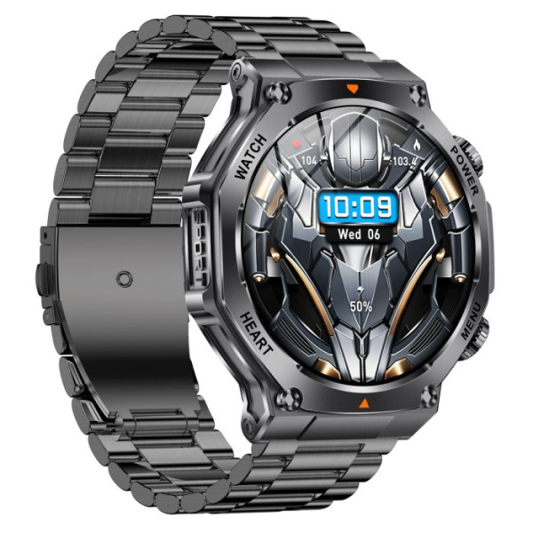 Розумний смарт годинник Smart Mevaden Ultra Steel (2 ремінці)