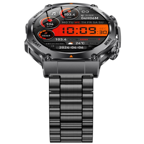 Розумний смарт годинник Smart Mevaden Ultra Steel (2 ремінці)
