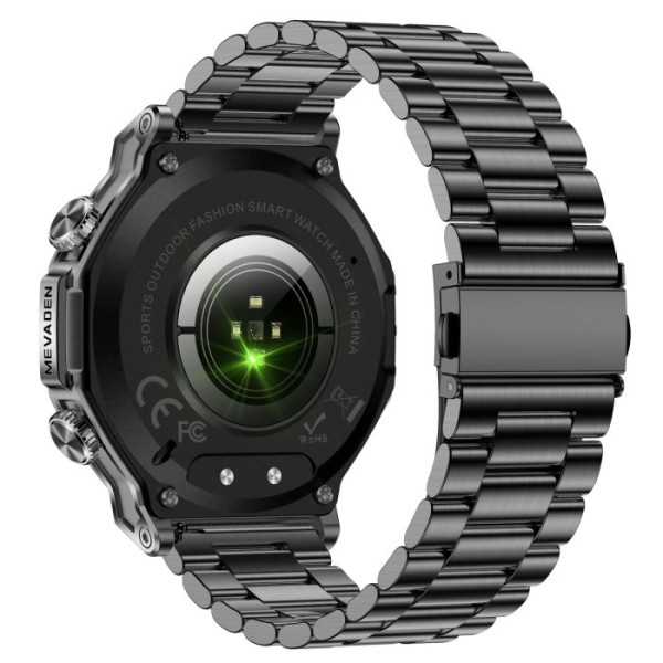 Розумний смарт годинник Smart Mevaden Ultra Steel (2 ремінці)