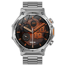 Розумний смарт годинник Smart Surf X Pro Silver Steel (2 ремінці)
