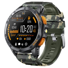 Умные смарт часы UWatch Smart GPS Max ArmyGreen (2 ремешка) 