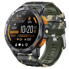Умные смарт часы UWatch Smart GPS Max ArmyGreen (2 ремешка) 