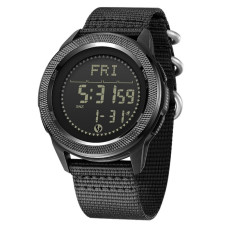 Чоловічий водостійкий тактичний годинник North Edge Nexus з компасом Чорний (Black)