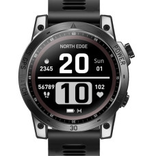 Розумний смарт годинник North Edge CrossFit GPS з компасом Чорний (Black)