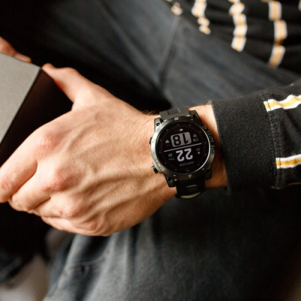 Умные смарт часы North Edge CrossFit GPS с компасом Черный (Black)