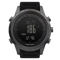 Чоловічий водостійкий тактичний годинник North Edge Desert 5BAR з компасом