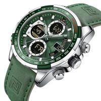 Чоловічий водостійкий тактичний годинник Naviforce Fly ArmyGreen