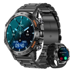Умные смарт часы UWatch Smart Delta K52 (2 ремешка) Черный (Black)