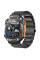 Розумний смарт годинник UWatch Smart Racer K+ Steel з компасом Чорний (Black)