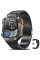Розумний смарт годинник UWatch Smart Racer K+ Steel з компасом Чорний (Black)