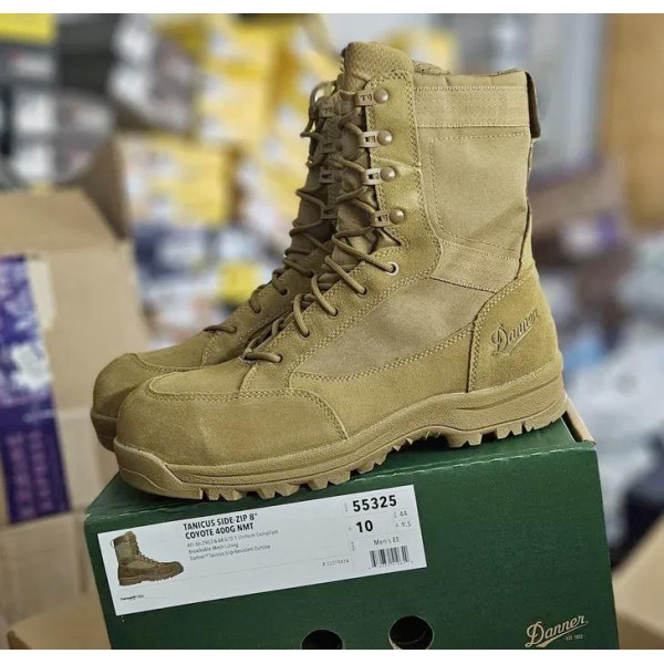 Берці тактичні зимові Danner Tanicus Side Zip 8" Composite Toe 400G NMT Койот (Coyote)