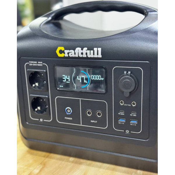 Портативна зарядна станція Craftfull CP1800