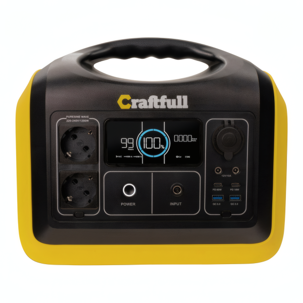 Портативна зарядна станція Craftfull CP-1200