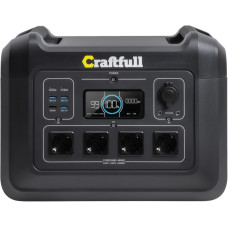 Зарядна станція Craftfull CP-2400 із сонячною панеллю 200W