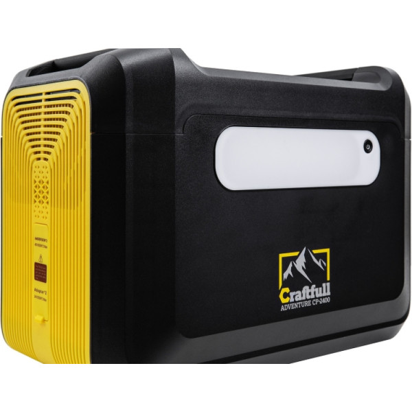 Зарядна станція Craftfull CP-2400 із сонячною панеллю 200W