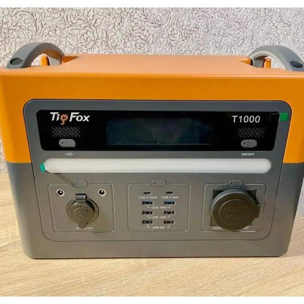 Портативна зарядна станція для будинку квартири Tig Fox T1000