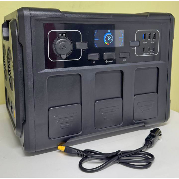 Зарядна станція LOMBINI S1500-3000W Чорний (Black) Зарядна станція LOMBINI S1500-3000W Чорний (Black)