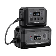 Комплект резервного живлення OUPES 3072Wh 2000W: зарядна станція OUPES Mega 1 S1 та додаткова батарея OUPES S2-BAT