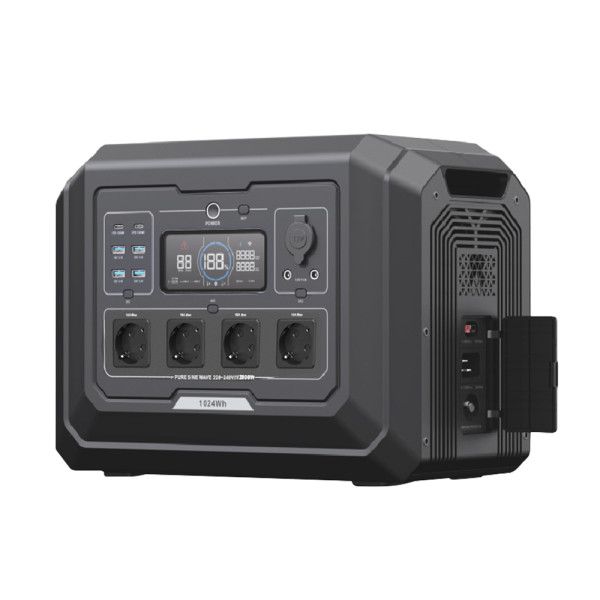 Комплект резервного живлення OUPES 3072Wh 2000W: зарядна станція OUPES Mega 1 S1 та 2 додаткові батареї OUPES S2-BAT