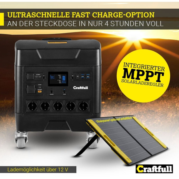 Портативна зарядна станція Craftfull PS3600