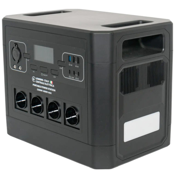 Зарядна станція LOMBINI S2000-4000W Чорний (Black)