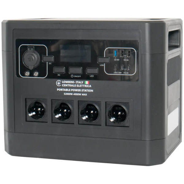 Зарядна станція LOMBINI S2000-4000W Чорний (Black)