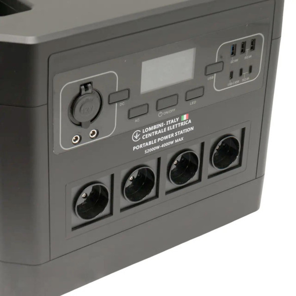 Зарядна станція LOMBINI S2000-4000W Чорний (Black)