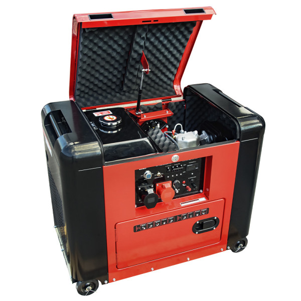 Генератор дизельний Vitals Master EST 7.0dsat dual power + ATS