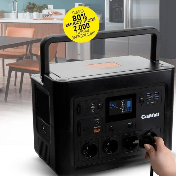 Зарядна станція Craftfull Powerstation Fast Charge PS1800