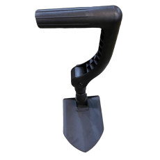 Тактическая лопата FOX FKMD с чехлом Черный (Black)